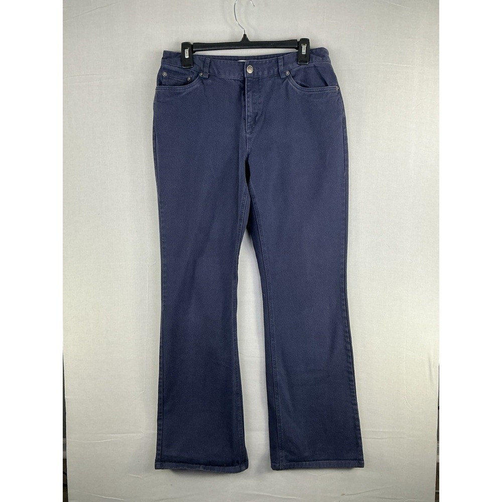Villager Liz‎ Claiborne Women's Stretch Jeans Size 10 Long Blue Denim